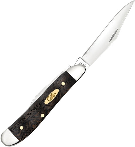 Case Cutlery Peanut Black Curly Oak