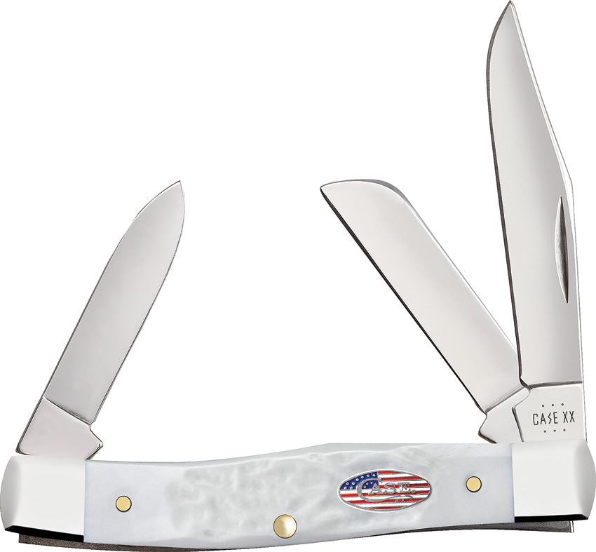 Case Cutlery Stockman White Synthetic