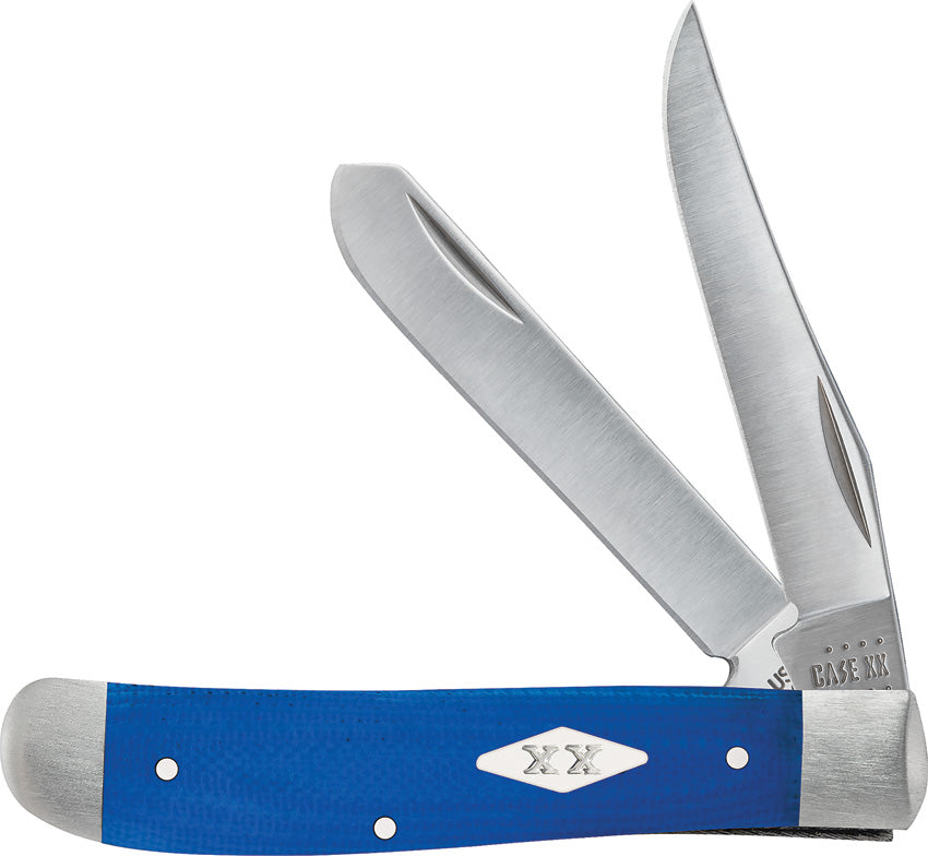 Case Cutlery Mini Trapper Blue G10