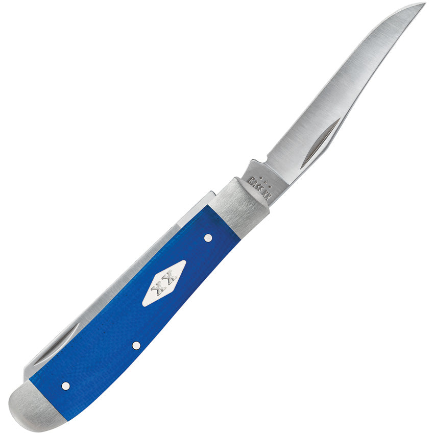 Case Cutlery Mini Trapper Blue G10