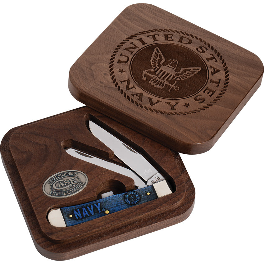 Case Cutlery U.S. Navy Trapper Gift Set