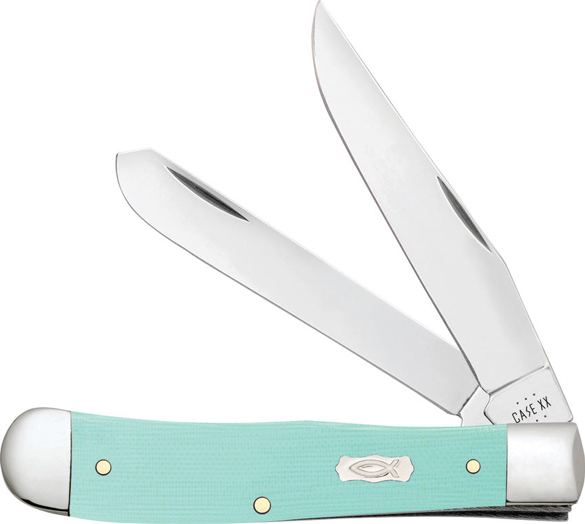 Case Cutlery Trapper Seafoam Green