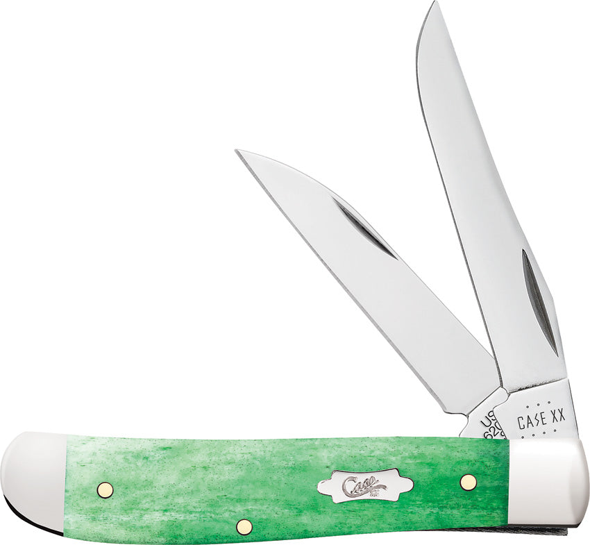 Case Cutlery Mini Trapper Emerald Green