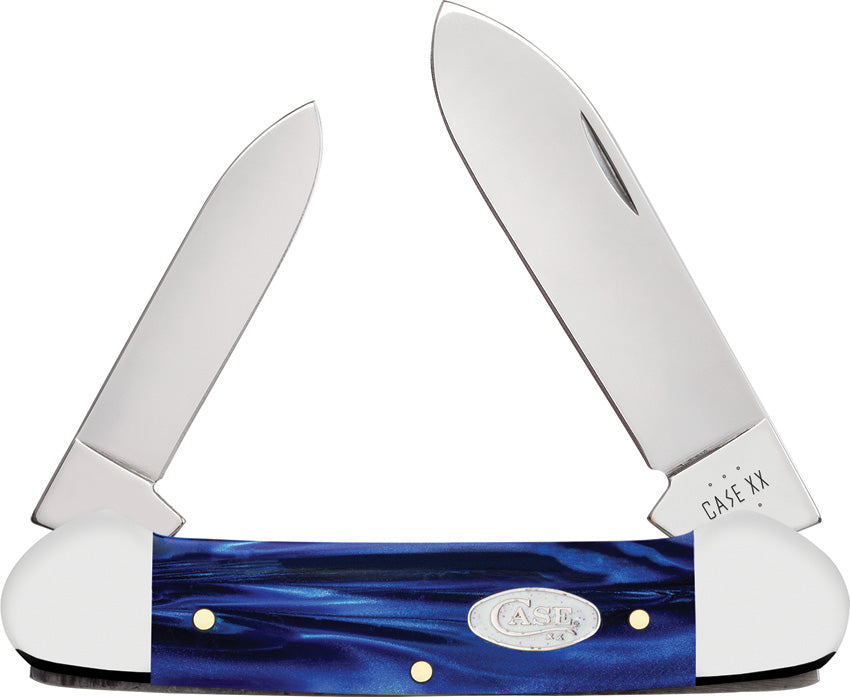 Case Cutlery Canoe Blue Pearl Kirinite