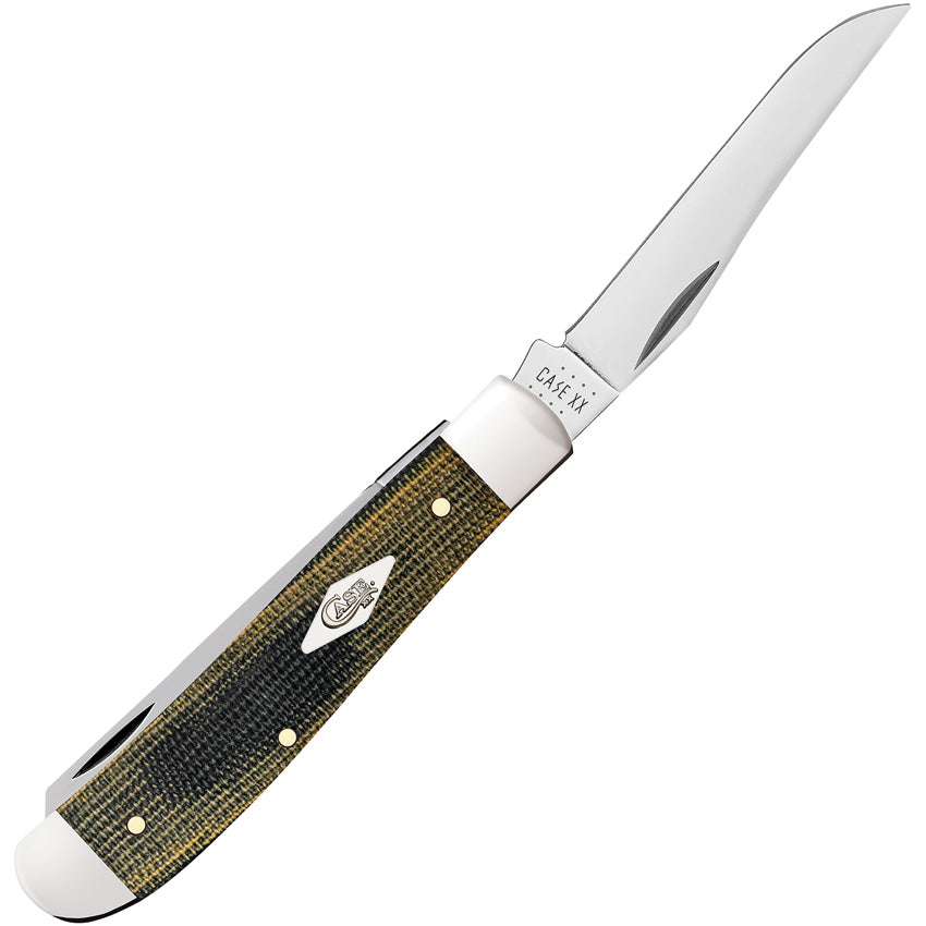 Case Cutlery Smooth Black/Green/Natural Can