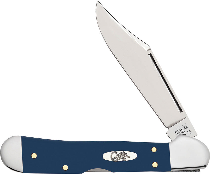 Case Cutlery Mini Copperlock Navy Synthetic