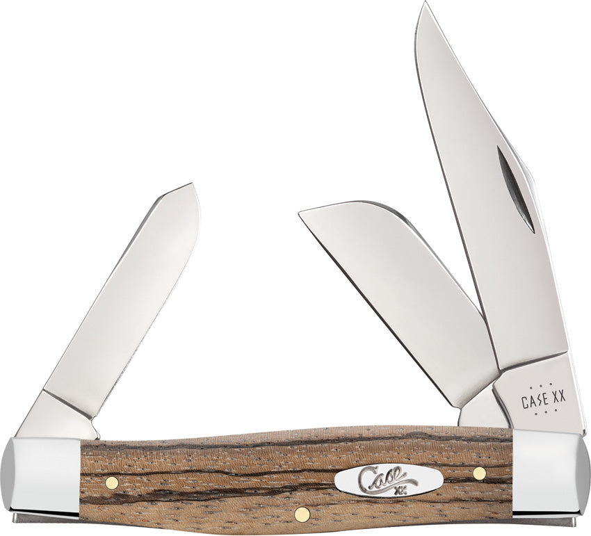 Case Cutlery Large Stockman Zebra Wood