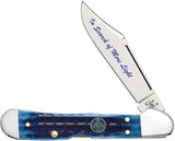 Case Cutlery Masonic Mini Copperlock Blue