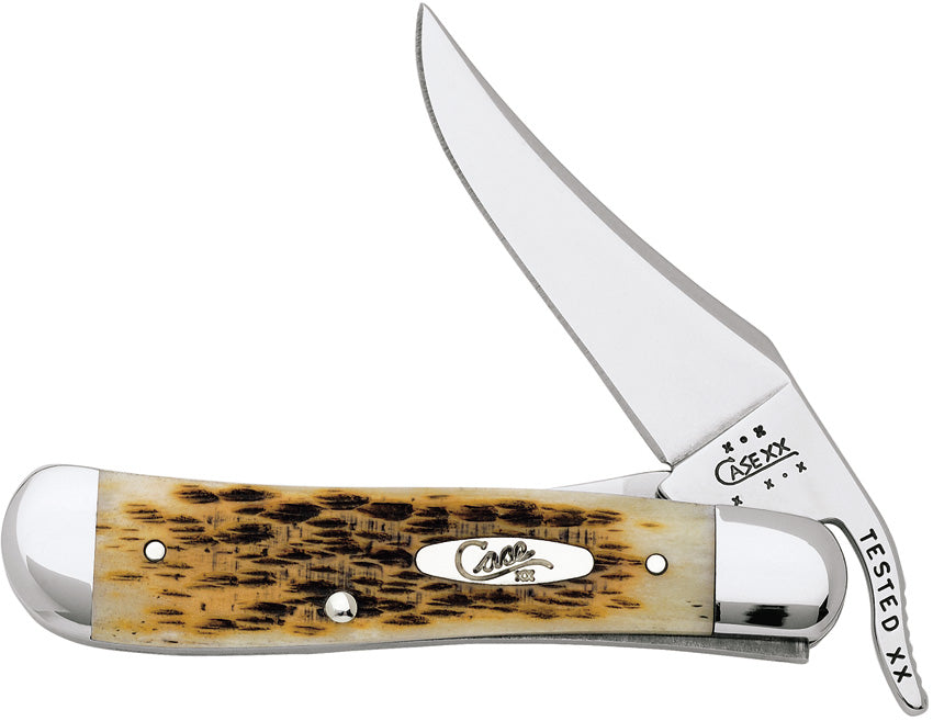 Case Cutlery Russlock Amber Bone