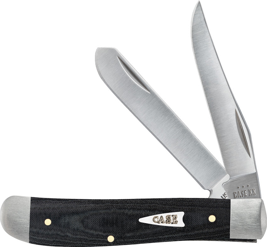 Case Cutlery Black Micarta® Mini Trapper (1