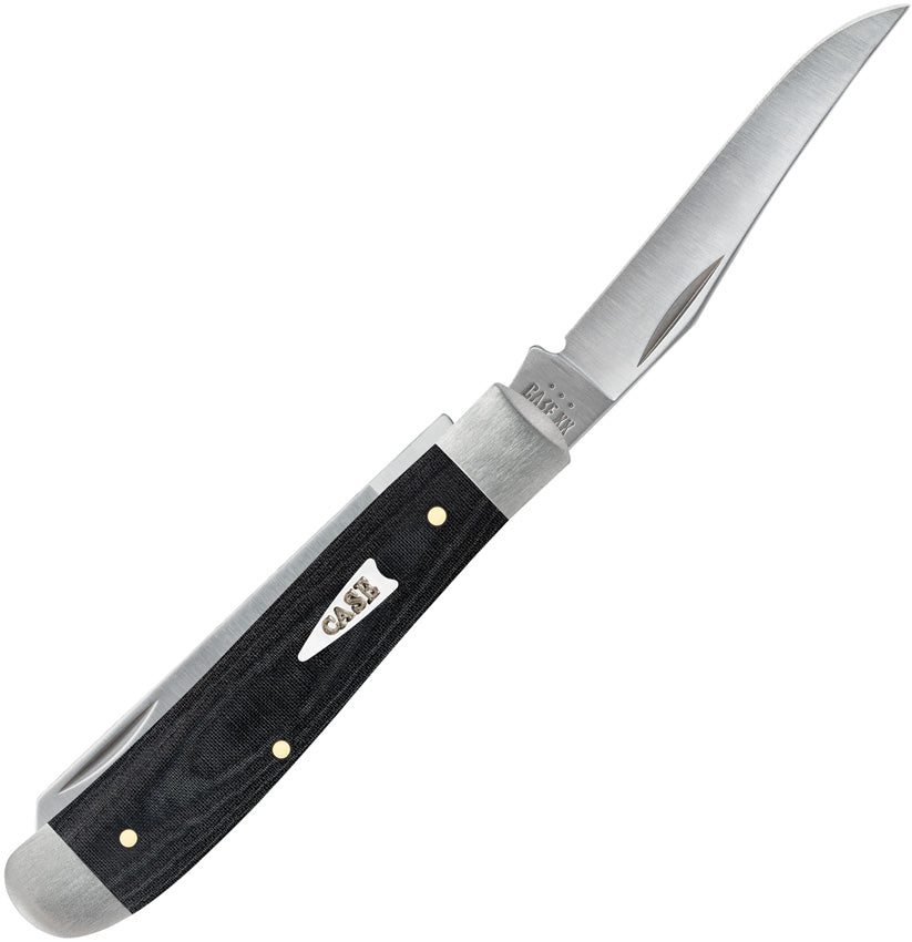 Case Cutlery Black Micarta® Mini Trapper (1