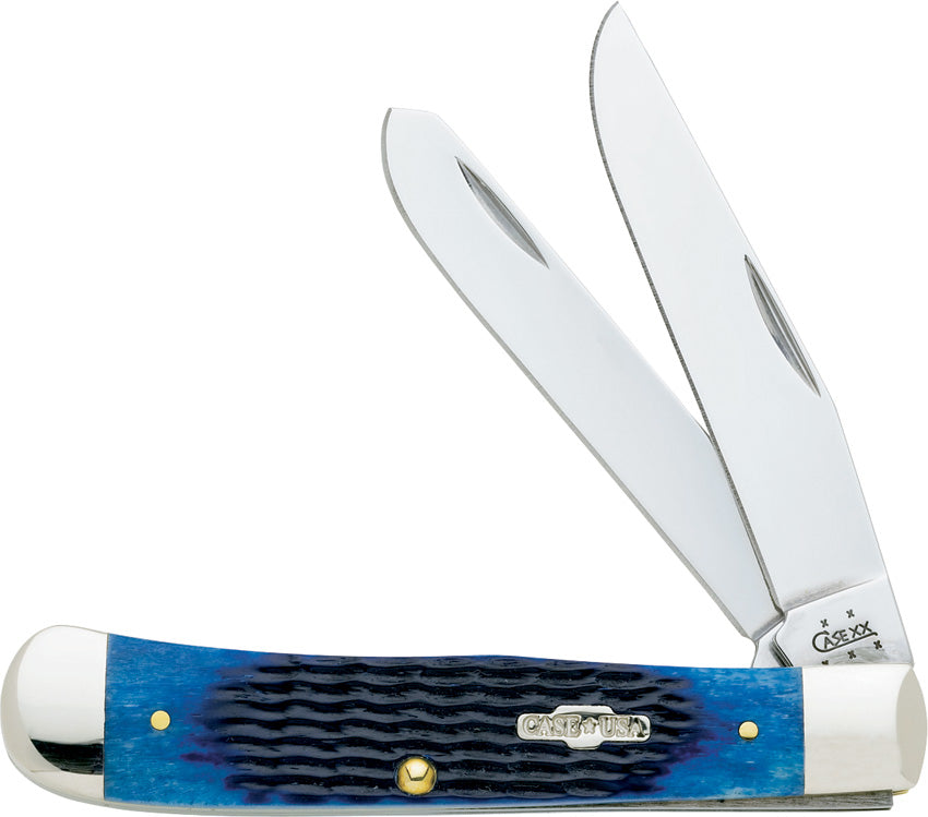 Case Cutlery Trapper Blue Bone