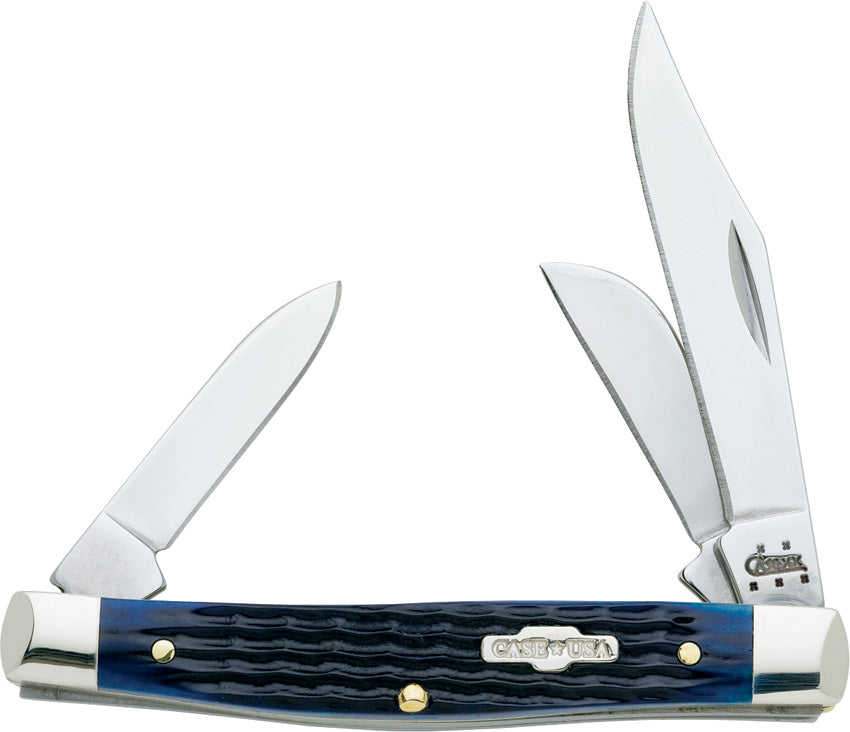 Case Cutlery Stockman Blue Bone