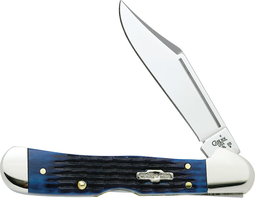 Case Cutlery Mini Copperlock Blue Bone