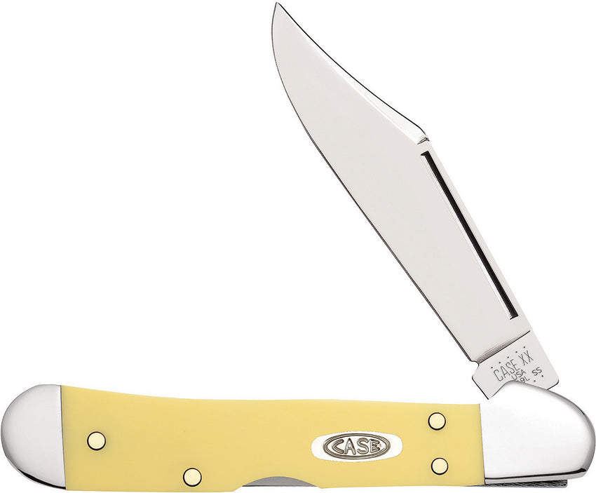 Case Cutlery Mini Copperlock Yellow Syn