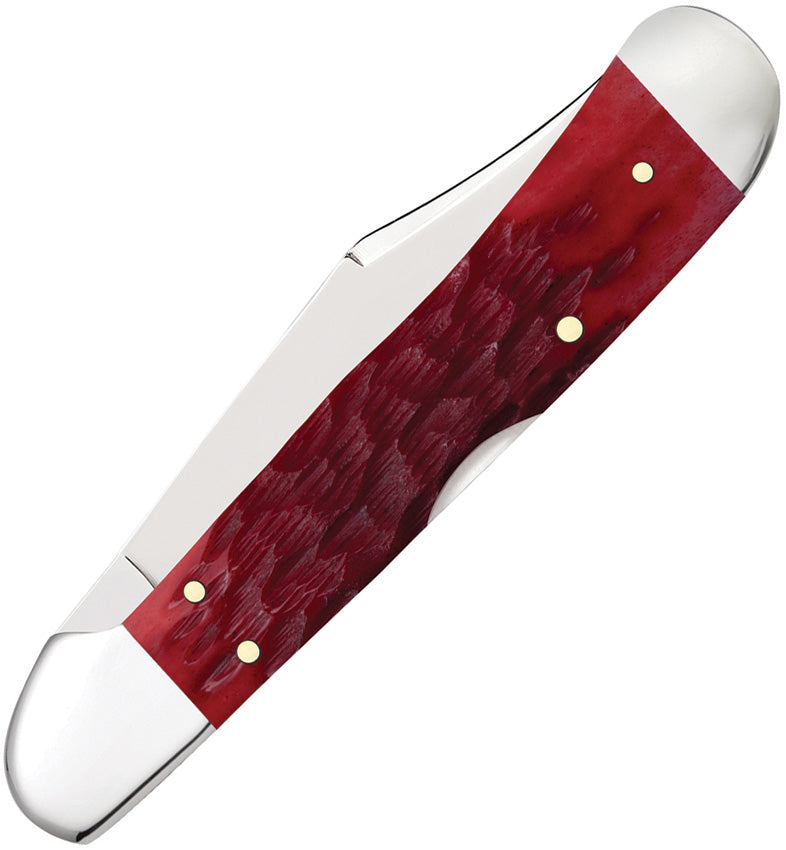 Case Cutlery Dark Red CS Peach Seed Jig Cop