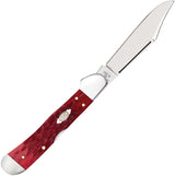 Case Cutlery Dark Red CS Peach Seed Jig Cop