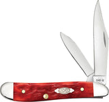 Case Cutlery Peanut Dark Red Bone