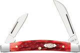 Case Cutlery Small Congress Dark Red Bone