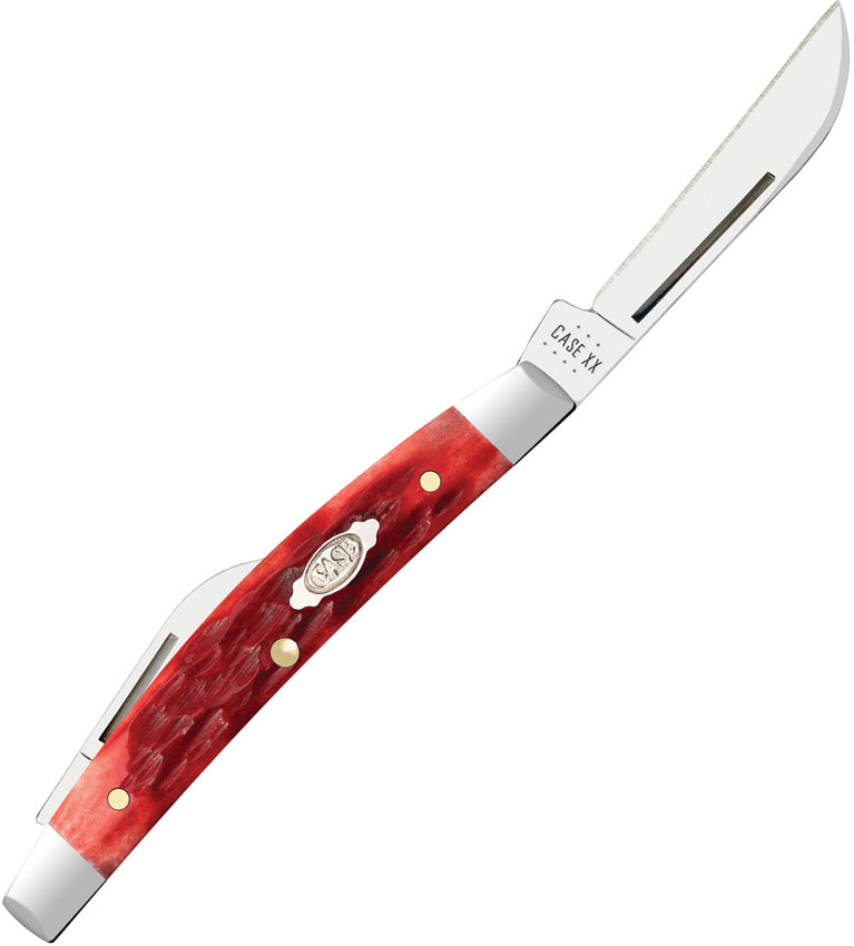 Case Cutlery Small Congress Dark Red Bone