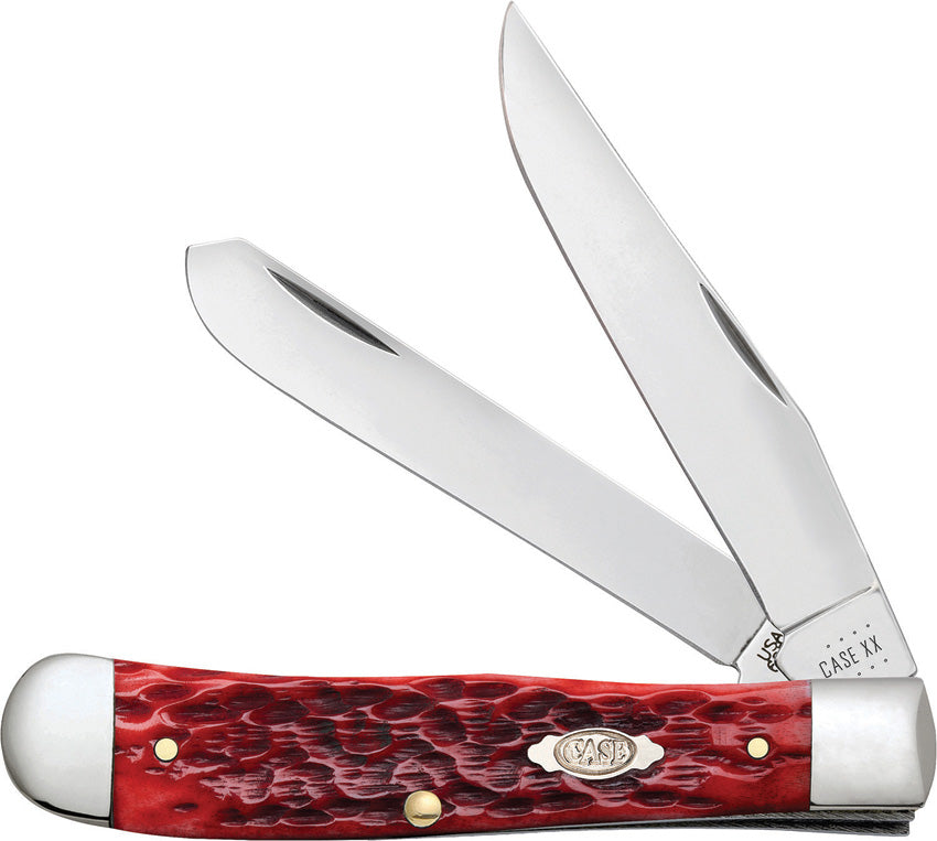 Case Cutlery Trapper Dark Red Bone