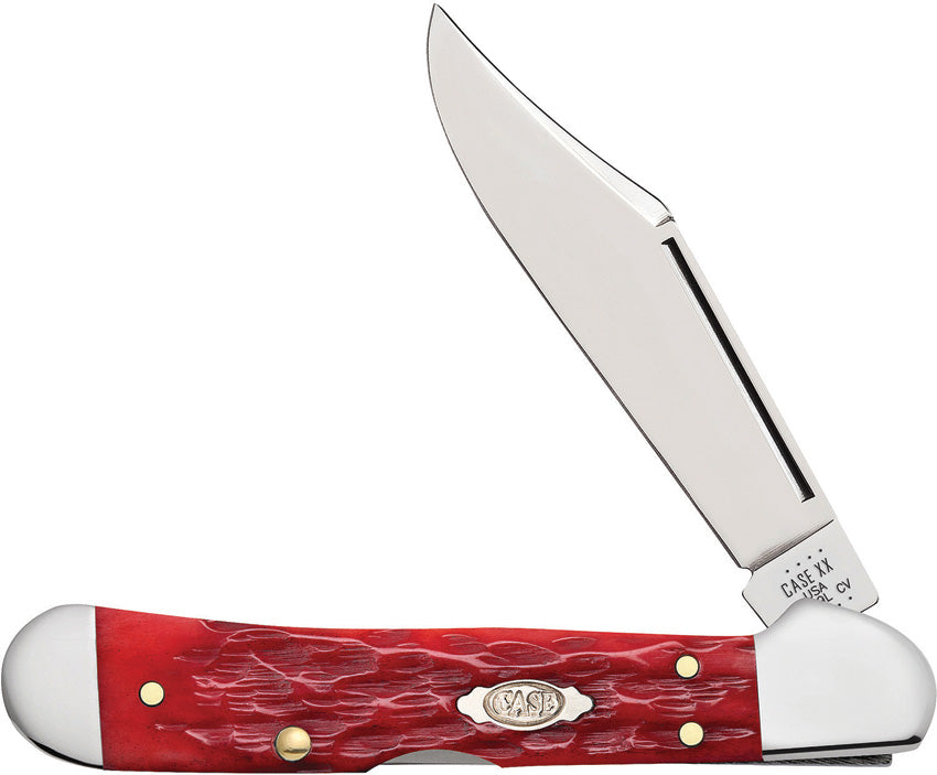 Case Cutlery Mini Copperlock Dark Red