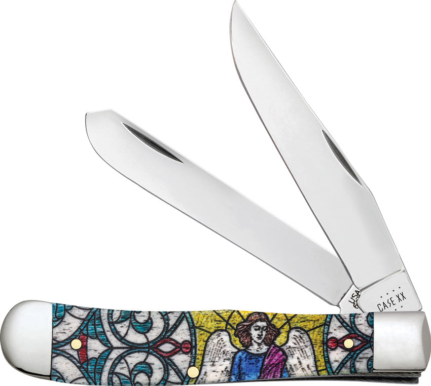 Case Cutlery Trapper Stained Glass Angel