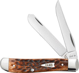 Case Cutlery Mini Trapper Brown Peachseed