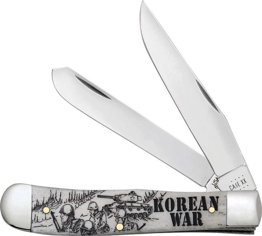 Case Cutlery Korean War Trapper Nat Bone