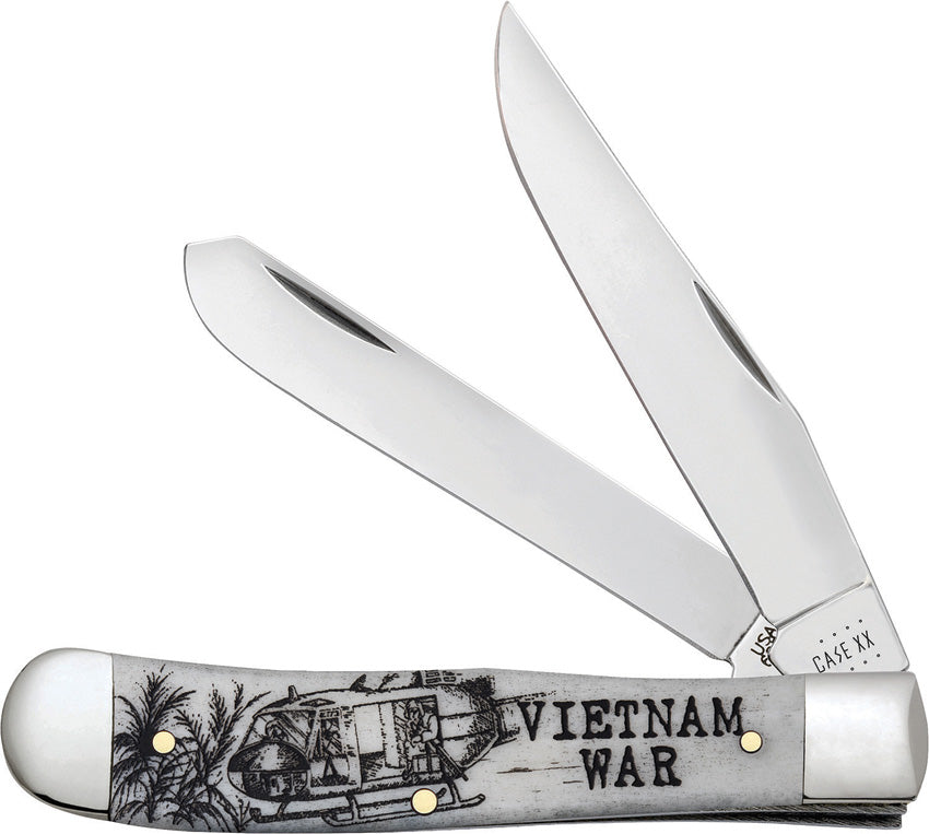 Case Cutlery Vietnam Trapper Nat Bone