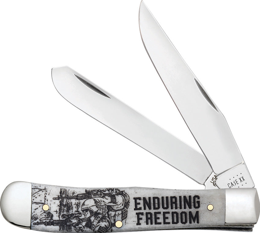 Case Cutlery Enduring Freedom Trapper Bone