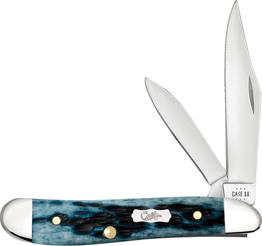 Case Cutlery Peanut Mediter Blue