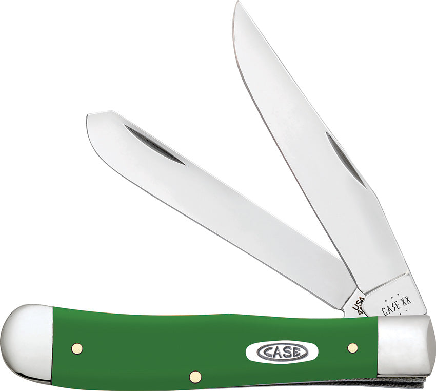 Case Cutlery Trapper Green Synthetic