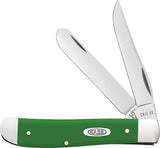 Case Cutlery Mini Trapper Green Synthetic