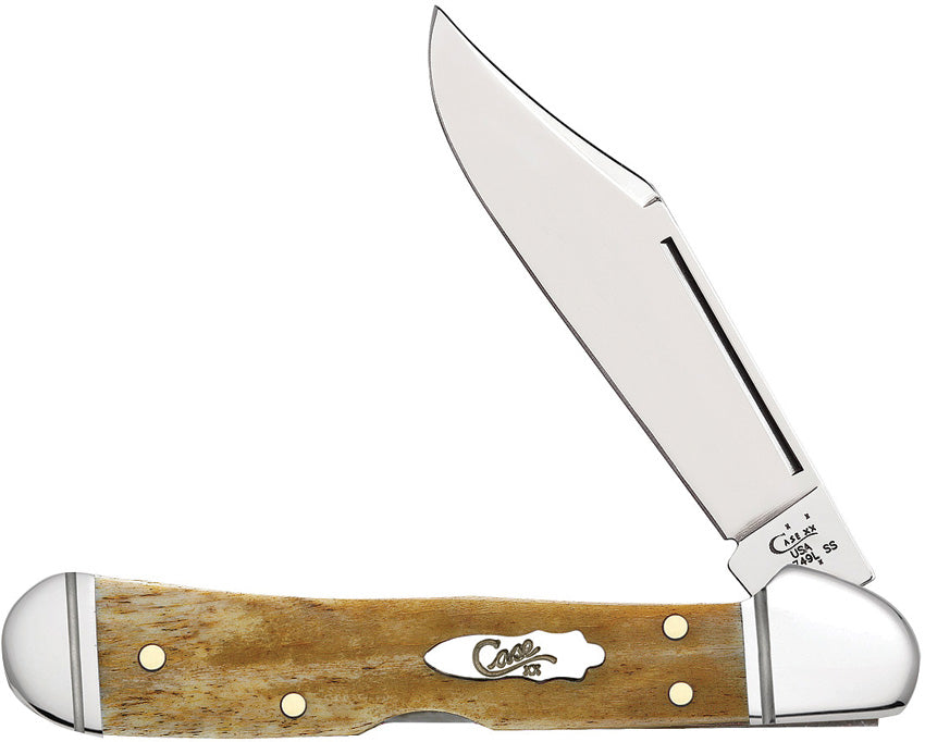 Case Cutlery Mini Copperlock Antique Bone