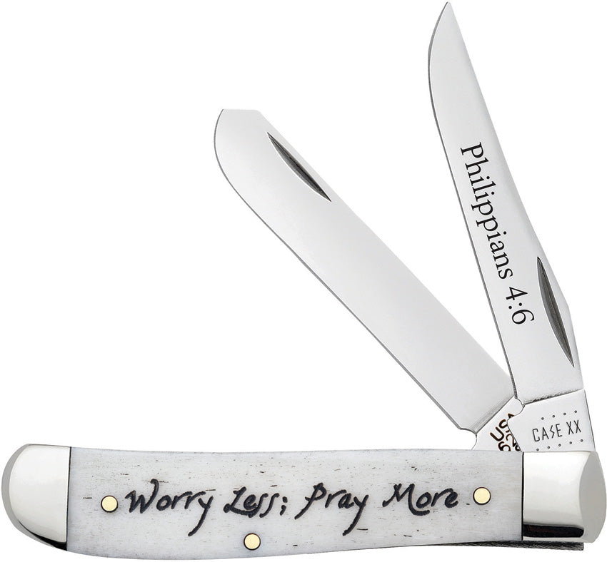 Case Cutlery Pray More Mini Trapper