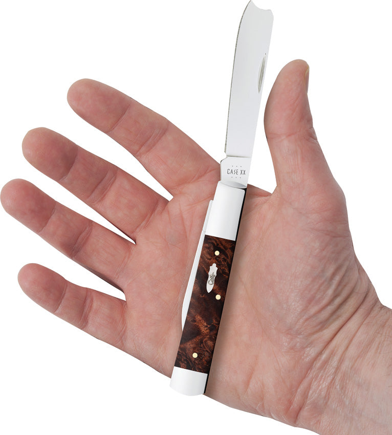 Case Cutlery Razor Brown Maple Burl