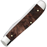 Case Cutlery Mini Trapper Burl Wood