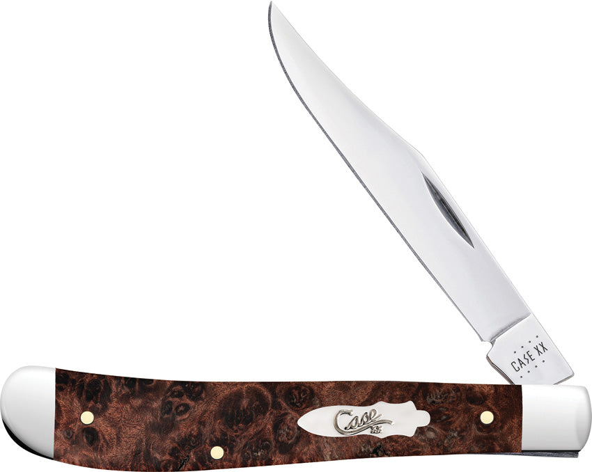 Case Cutlery Slimline Trapper Maple Burl