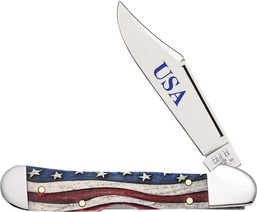 Case Cutlery Mini Copperlock Star Spangled