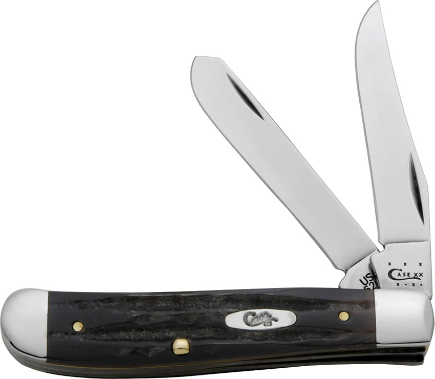 Case Cutlery Mini Trapper Buffalo Horn