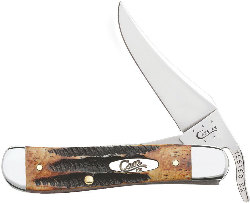 Case Cutlery Russlock Burnt Bonestag