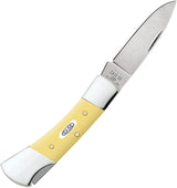 Case Cutlery Lockback Yellow Synthetic