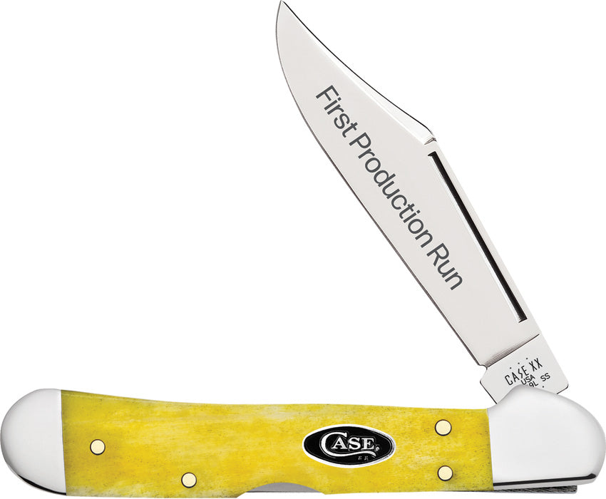 Case Cutlery Copperlock Yellow 1st PR