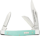 Case Cutlery Medium Stockman Seafoam 1stPR