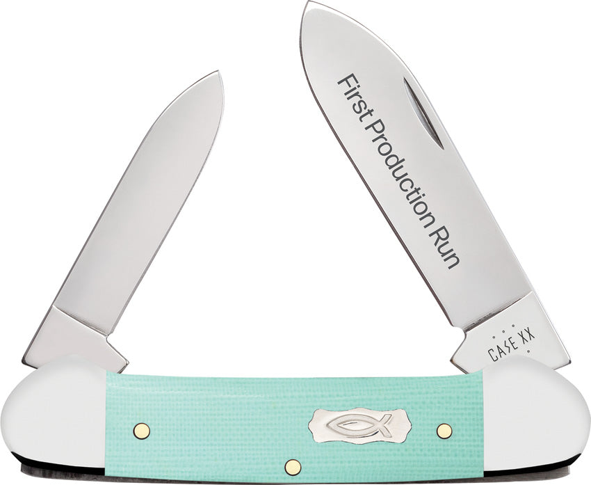 Case Cutlery Canoe Seafoam 1st PR