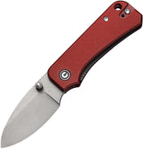 Civivi Baby Banter Linerlock Burgundy