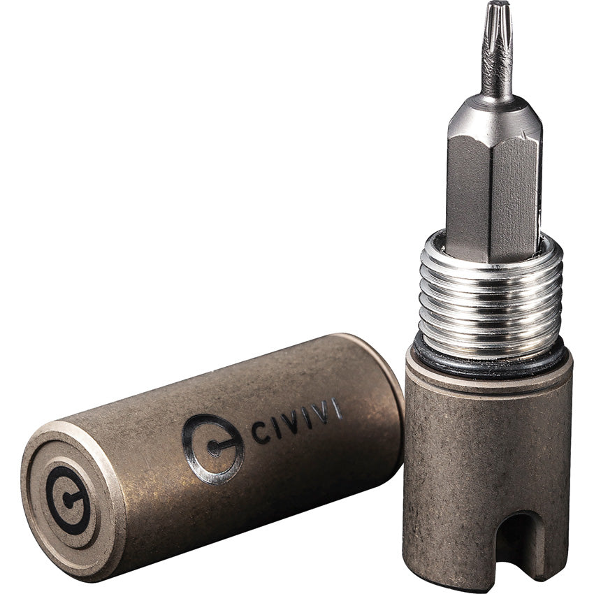 Civivi Key Bit Bronze Titanium