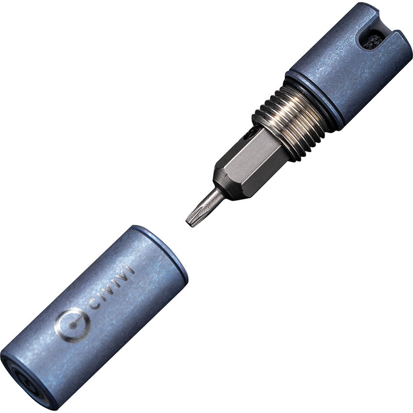 Civivi Key Bit Blue Titanium