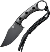 Civivi Midwatch Fixed Blade Black